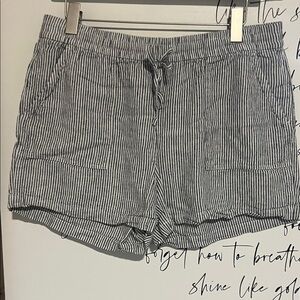 J. Crew Striped Black and White Women's Shorts